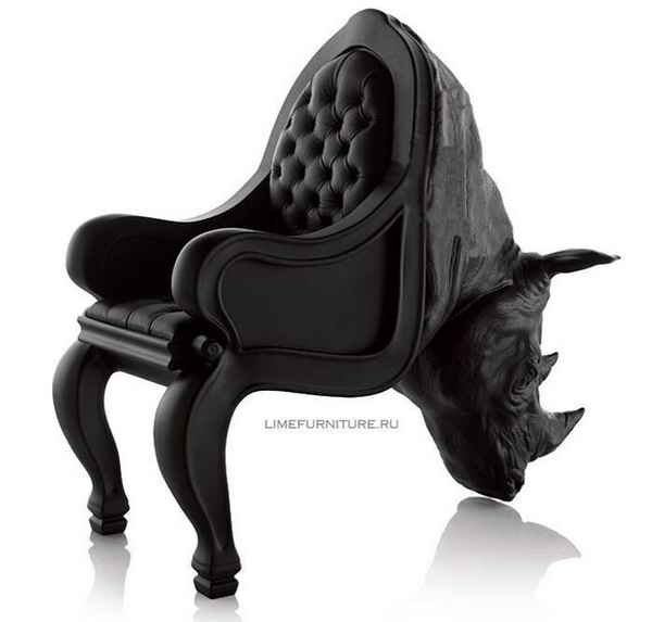 Дизайнерское кресло-носорог: фото, концепт