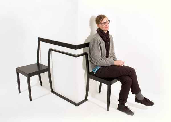 Уникальный стул-иллюзия: концепт, фото, идея интерьера