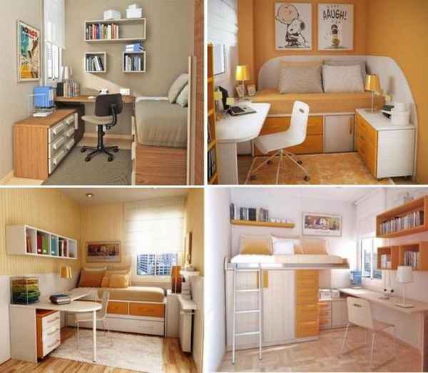 Как выбрать и расположить мебель в маленькой комнате. Советы и примеры с фото
