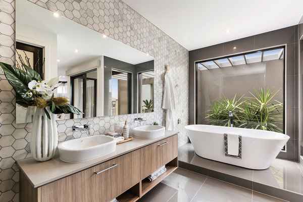 Современная ванная комната: 17 идей дизайна с фотографиями