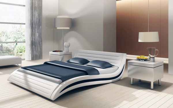 Волнообразная кровать необычной формы: фото, концепт